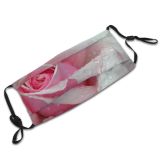 yanfind Ireland Flower Garden Flower Hybrid Rosy Family Roses Petal Rose Rose Rain Dust Washable Reusable Filter and Reusable Mouth Warm Windproof Cotton Face