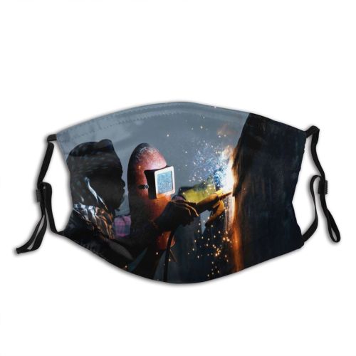yanfind Industrial Skill Town Fix Labor Machine Busy Evening Repair Weld Work Unrecognizable Dust Washable Reusable Filter and Reusable Mouth Warm Windproof Cotton Face