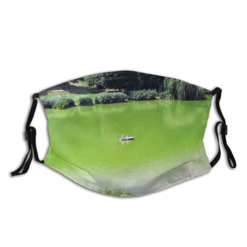 yanfind Resources Natural Yawl Pond Row Health Recreation Landscape Boat Calm Vegetation Sculler Dust Washable Reusable Filter and Reusable Mouth Warm Windproof Cotton Face