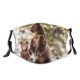 yanfind Four Grand Wild Care Tree Foreground Snow Camera Cub Family Forest Focus Dust Washable Reusable Filter and Reusable Mouth Warm Windproof Cotton Face