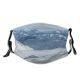 yanfind Ice Summit Glacier Canada Frozen Landscape Scenic Snow Frost Winter Mountains Range Dust Washable Reusable Filter and Reusable Mouth Warm Windproof Cotton Face
