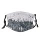 yanfind Idyllic Ice Pine Frosty Mountain Enviroment Snowy Rock Icy Coniferous Frozen Tranquil 011 Dust Washable Reusable Filter and Reusable Mouth Warm Windproof Cotton Face