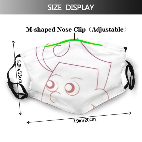 yanfind Isolated Rainbow Romance Lovely Little Relationship Cute Smiling Cupid Marriage Kid Angel Dust Washable Reusable Filter and Reusable Mouth Warm Windproof Cotton Face