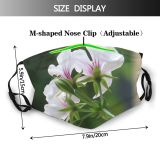 yanfind Flower Perennial Tranquil Beautiful Beauty Lovely Calm Plant Wildflower Classic Petal Bouquet   Dust Washable Reusable Filter and Reusable Mouth Warm Windproof Cotton Face