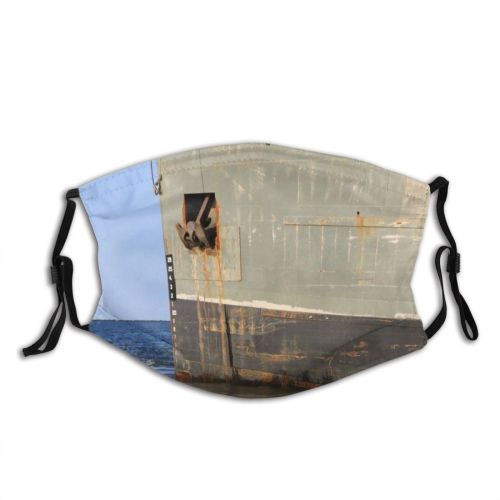 yanfind Chain Shipping Nautical Transportation Bow Ship Freight Container Cargo Harbor Ship's Outdoors Dust Washable Reusable Filter and Reusable Mouth Warm Windproof Cotton Face