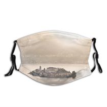 yanfind Lake Daylight Sunset Dawn Mountain Sea Clouds Beach River Island Mountains Sun Dust Washable Reusable Filter and Reusable Mouth Warm Windproof Cotton Face