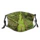 yanfind Rainforest Natural Branches Growth Moss Timber Vegetation Fell Plant Fall Rotten Wood Dust Washable Reusable Filter and Reusable Mouth Warm Windproof Cotton Face
