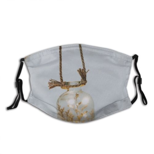 yanfind Item Depth Focus Hanging Field Handmade Glass Traditional Jar Interior Christmas Blur Dust Washable Reusable Filter and Reusable Mouth Warm Windproof Cotton Face