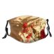 yanfind Floristry Petal Artificial Plant Arranging Flower Flowers Shade Bouquet Floral Flower Design Dust Washable Reusable Filter and Reusable Mouth Warm Windproof Cotton Face