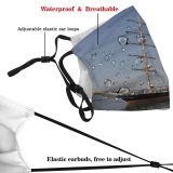 yanfind Tall Kaliakra Watercraft Mast Boat Barque Yacht Vehicle Ship Ship Boat Rigged Dust Washable Reusable Filter and Reusable Mouth Warm Windproof Cotton Face