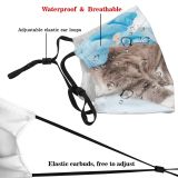 yanfind Aid Medic Drop Hospital Tick Infection Antibiotic Diagnose Ear Professional Cat Medication Dust Washable Reusable Filter and Reusable Mouth Warm Windproof Cotton Face