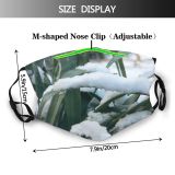 yanfind Fir Winter Cloud Sky Tree Plant Forest Winter Freezing Snow Woody Wilderness Dust Washable Reusable Filter and Reusable Mouth Warm Windproof Cotton Face