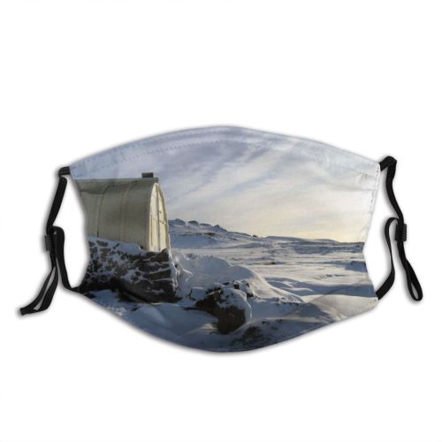 yanfind Iceland Arctic Winter Ice Cloud Patterns Winter Sky Tundra Geological Snow Freezing Dust Washable Reusable Filter and Reusable Mouth Warm Windproof Cotton Face