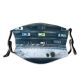 yanfind Ice Aerial Tree Snow Driving Road Traffic Above Travel Highway USA Car Dust Washable Reusable Filter and Reusable Mouth Warm Windproof Cotton Face
