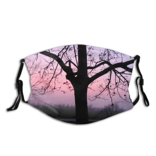yanfind Mystic Winter Separate Spiritual Morning Natural Wintry Atmospheric Woody Metaphysical Crosswise Symmetry Dust Washable Reusable Filter and Reusable Mouth Warm Windproof Cotton Face