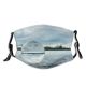 yanfind Ice Europe Denmark Upside Frozen Glass Foreground Focus Sky Ball Cloud Reflection Dust Washable Reusable Filter and Reusable Mouth Warm Windproof Cotton Face