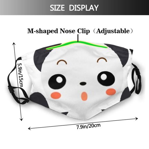 yanfind Cat Cute Kindergarten Simple Bear Emergency Okuma Humor Face Pose Childhood Emotion Dust Washable Reusable Filter and Reusable Mouth Warm Windproof Cotton Face