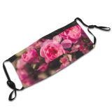 yanfind  Flower Garden Flora Romantic Plant Rose Valentine  Gift Beautiful Bloom Dust Washable Reusable Filter and Reusable Mouth Warm Windproof Cotton Face