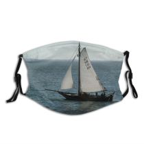 yanfind Dhow Vehicle Sail Segelboot Sailing Ship Rope Dew Watercraft Ocean Mast Sailboat Dust Washable Reusable Filter and Reusable Mouth Warm Windproof Cotton Face