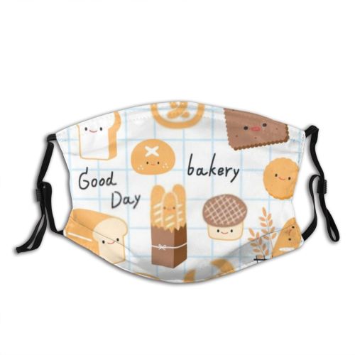 yanfind Bun Isolated Tasting Rye Cute Ciabatta Menu Dinner Natural Pretzel Grain Fresh Dust Washable Reusable Filter and Reusable Mouth Warm Windproof Cotton Face