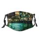 yanfind Japan Transportation Downtown Evening Night Road Wet Time Nightlife Tokyo Tourism Shibuya Dust Washable Reusable Filter and Reusable Mouth Warm Windproof Cotton Face