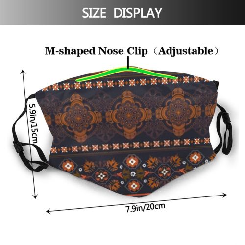 yanfind Abstract Drop Decor Fashion Cute India Fantasy Stylish Seamless Natural Summer Indian Dust Washable Reusable Filter and Reusable Mouth Warm Windproof Cotton Face