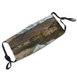 yanfind Idyllic El Lake Cruz Cloudscape Mountain Province Clouds Daytime Tranquil Scenery Capped Dust Washable Reusable Filter and Reusable Mouth Warm Windproof Cotton Face
