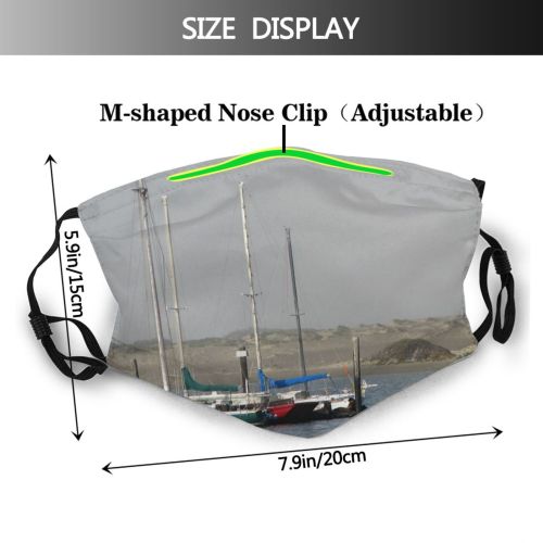 yanfind Watercraft Ocean Transportation Mast Sailboat Sail Boat Vehicle Ship Sailboat Calm Morro Dust Washable Reusable Filter and Reusable Mouth Warm Windproof Cotton Face
