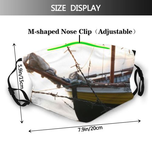 yanfind Tall Shaman Barque Vehicle Yawl Sail Wire Ship Watercraft Mast Sailboat Onega Dust Washable Reusable Filter and Reusable Mouth Warm Windproof Cotton Face