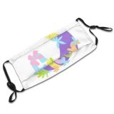 yanfind Butterfly Typographic Fleur Flower Art Cute Floral Typography Fantasy Colorful Design Sweet Dust Washable Reusable Filter and Reusable Mouth Warm Windproof Cotton Face