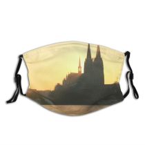 yanfind Steeple Sky Lightning Morning Winter Evening Atmospheric Sun Church Spring Rhein Dom Dust Washable Reusable Filter and Reusable Mouth Warm Windproof Cotton Face