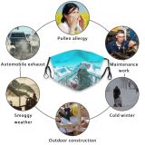 yanfind Ice Vacation Recreation Leisure Ski Fun Mountains Beautiful Winter Me Snow Outdoors Dust Washable Reusable Filter and Reusable Mouth Warm Windproof Cotton Face