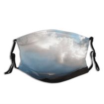 yanfind Hawaii Atmosphere Daytime Highland Sky Mountainous Atmospheric Mountain Cloud Sky Mountain Landforms Dust Washable Reusable Filter and Reusable Mouth Warm Windproof Cotton Face