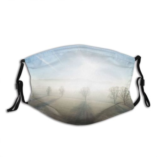 yanfind Drone Atmospheric Hope Concept Aerial Dramatic Fantasy Mood Landscape Point Spirituality Agriculture Dust Washable Reusable Filter and Reusable Mouth Warm Windproof Cotton Face