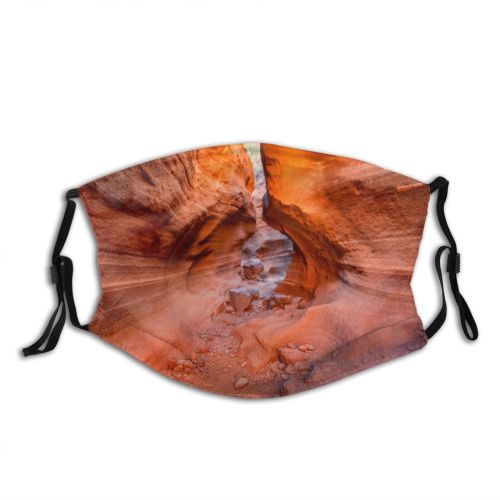 yanfind Grand Landscape Island Agüimes Islands Canyon Canary Ravine Travel Arid Rock Volcanic Dust Washable Reusable Filter and Reusable Mouth Warm Windproof Cotton Face