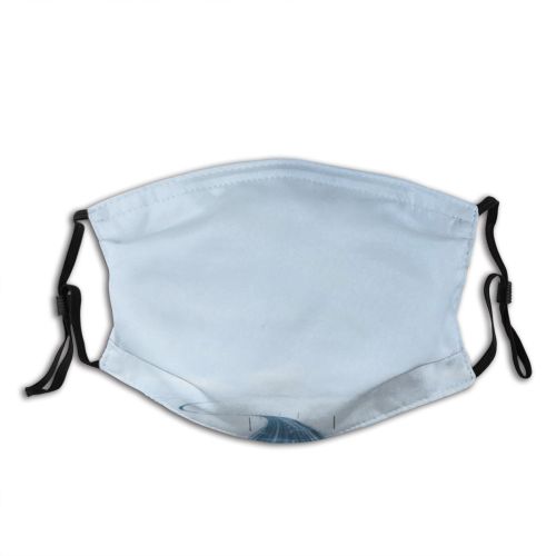 yanfind Landscape  Frozen Iceland Tranquiy Snow Way Forward Empty Sky Curve Road Dust Washable Reusable Filter and Reusable Mouth Warm Windproof Cotton Face