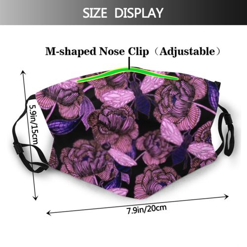 yanfind Abstract Bee Garden Hive Cute Bumblebee Bees Insect Seamless Natural Summer Ornament   Dust Washable Reusable Filter and Reusable Mouth Warm Windproof Cotton Face