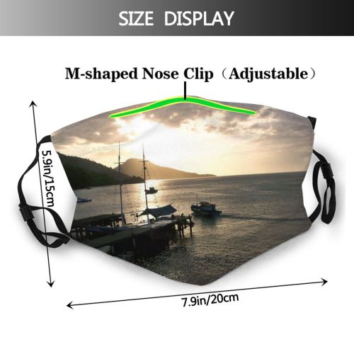 yanfind Dos Sky Horizon Morning Evening Angra Cloud Sunset Brazil Sea Sky Reis   Dust Washable Reusable Filter and Reusable Mouth Warm Windproof Cotton Face