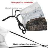 yanfind Idyllic Lady Overcast Vacation Amazing Hiker Rough Hike Recreation Unrecognizable Casual Journey Dust Washable Reusable Filter and Reusable Mouth Warm Windproof Cotton Face