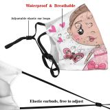 yanfind Castle Wand Fantasy Star Beautiful Shiny Child Little Girls Teenage Art Halloween Dust Washable Reusable Filter and Reusable Mouth Warm Windproof Cotton Face
