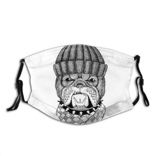 yanfind Isolated Emblem Fashion Wool Christmas Cute Badge Winter Cap Knit Dog Vintage Dust Washable Reusable Filter and Reusable Mouth Warm Windproof Cotton Face