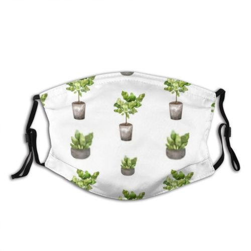 yanfind Isolated Garden Decor Flora Cute Botanic Interior Natural Room Flowers Potted Houseplant Dust Washable Reusable Filter and Reusable Mouth Warm Windproof Cotton Face