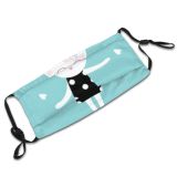 yanfind Isolated Striped Cat Game Cute Kitty Rainy Coffee Doodle Fat Umbrella Design Dust Washable Reusable Filter and Reusable Mouth Warm Windproof Cotton Face