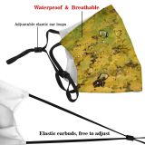 yanfind Leaves Deciduous Woody Leaf Maple Plant Tree Plant Autumn Flower Dust Washable Reusable Filter and Reusable Mouth Warm Windproof Cotton Face