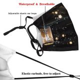 yanfind Lamp Decoration Bulbs Dark Glass Blur Focus Items Insubstantial Light Hanging Luminescence Dust Washable Reusable Filter and Reusable Mouth Warm Windproof Cotton Face