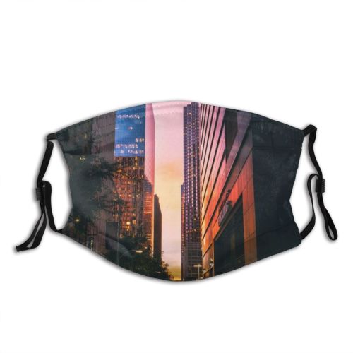 yanfind Iphone Night Road Phone Hotels Screen Urban DownTown Destination Usa Houston Texas Dust Washable Reusable Filter and Reusable Mouth Warm Windproof Cotton Face