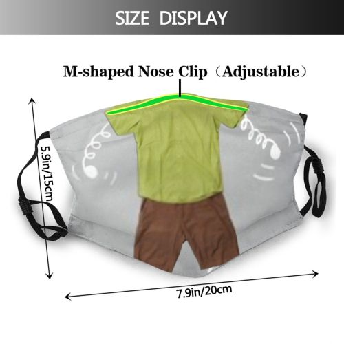 yanfind Attractive Smile Young Fashion Sport Cute Trendy Kid Vintage Culture Glasses Funky Dust Washable Reusable Filter and Reusable Mouth Warm Windproof Cotton Face