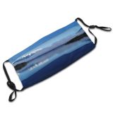 yanfind Lake Sound Mountain Sky Reflection Landforms Mountainous Lake Range Zealand Cloud Milford Dust Washable Reusable Filter and Reusable Mouth Warm Windproof Cotton Face