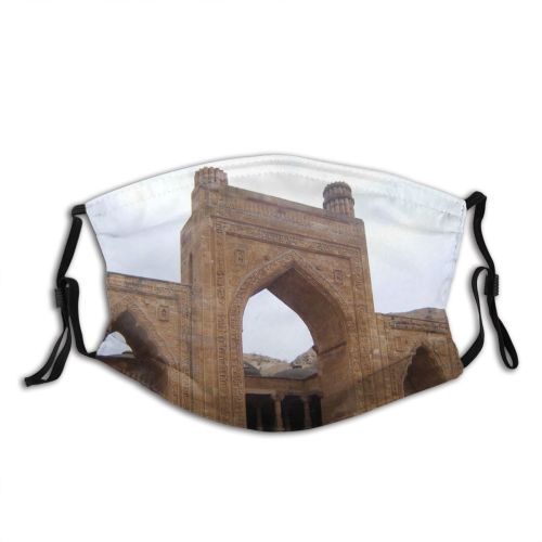 yanfind Islam Building Chi Garib Fort Heritage Landmark History Arch Khwaja KGN Moinuddin Dust Washable Reusable Filter and Reusable Mouth Warm Windproof Cotton Face