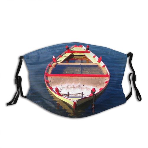 yanfind Dinghy Vehicle Boating Sun Boats Sea Boat Reflection Watercraft Beach Vacation Supplies Dust Washable Reusable Filter and Reusable Mouth Warm Windproof Cotton Face